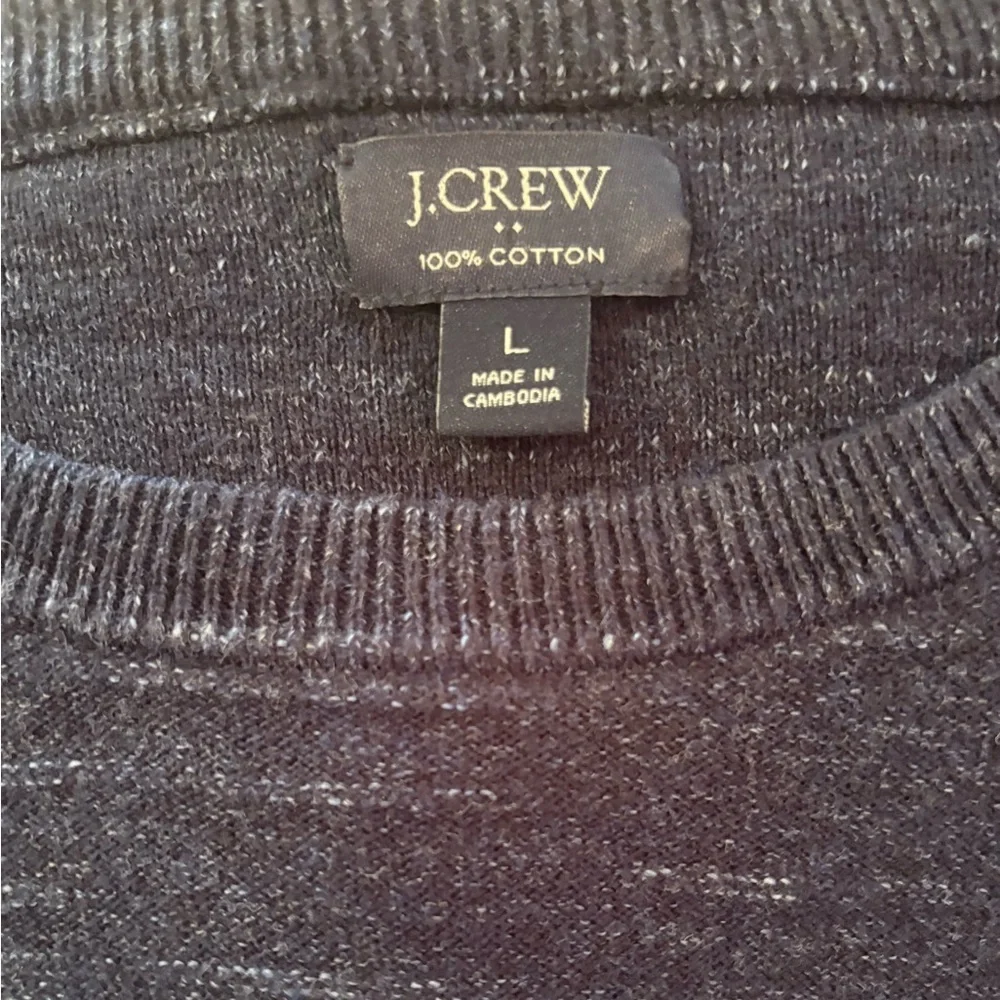 J. Crew Men's Dark Blue Crewneck Sweater